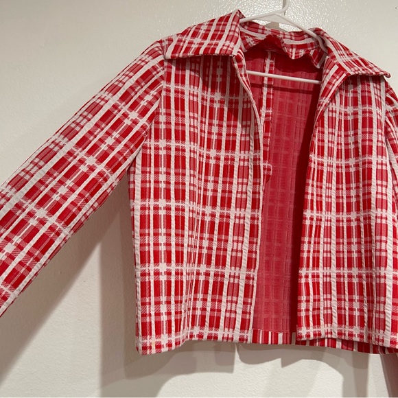 Vintage 60s Plaid Jacket - Picture 5 of 9